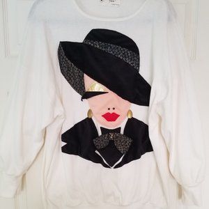 Unique top with 3D elements